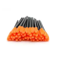 RYBIU IMPORT - Cepillo Pequeño para Cejas de Maquillaje de Color Naranja