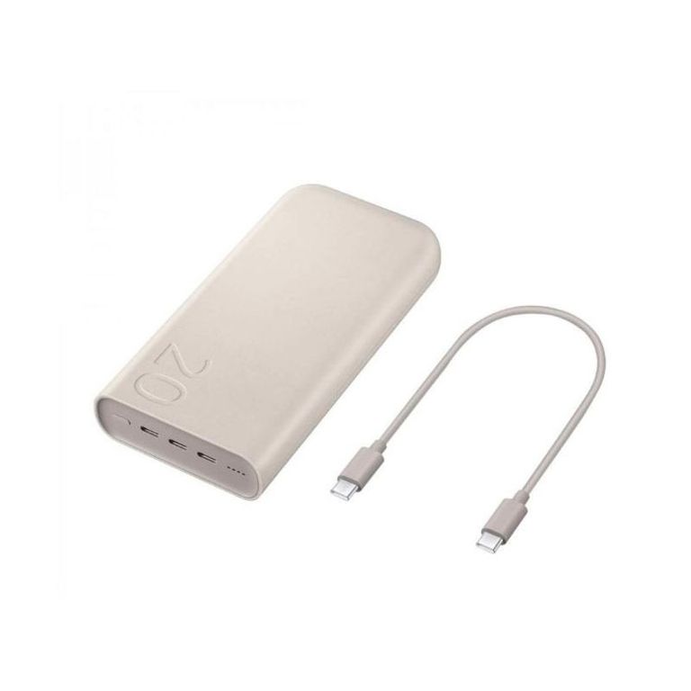 Power Bank Samsung 20000mAh 45W Battery Pack - BEIGE