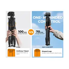 K&F CONCEPT - Trípode para cámara y celular KF09126