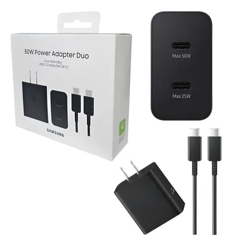 Cargador GAN Usb-C 50W Duo Cable 5A 180CM EP-T5020