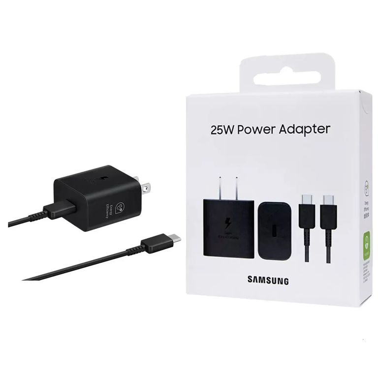 Cargador 25W USB C GAN TECH de Carga Rápida Original - NEGRO