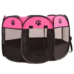 GENERICO - CORRAL Plegable XXL para Mascotas Rosa