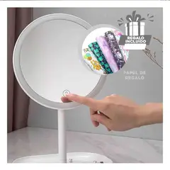 RYBIU IMPORT - Pack12 Led Tactil para Tocador en Blanco Y+Papel de Regalo