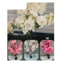 GENERICO - PLANTA CON FLOR ARTIFICIAL DECORATIVA