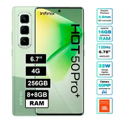 INFINIX - HOT 50 PRO PLUS 256GB 8GB RAM VERDE