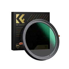 K&F CONCEPT - Filtro 2 en 1 CPL Polarizado+ND2-ND32 Variable Nano X 58mm