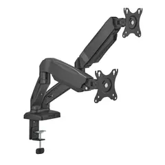 KOREANO SEGURIDAD E INNOVACION - SOPORTE DE ESCRITORIO ARTICULADO PARA DOS MONITORES HIDRÁULICO