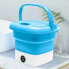 GENERICO - MINI LAVADORA PORTATIL PLEGABLE CON CENTRIFUGADO