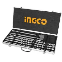 INGCO TOOLS - Juego De Cinceles Y Brocas SDS Max 7 PZS AKD5075 Ingco