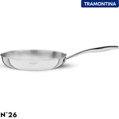 TRAMONTINA - Sartén Acero Inoxidable 26Cm Grano -Tramontina