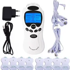 HOLGU - Masajeador Electroestimulador Tens 8 Parches