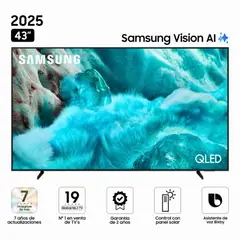 SAMSUNG - Televisor Smart TV 43 QLED 4K UHD QN43Q7FAAGXPE