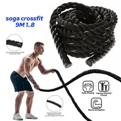 GENERICO - Soga Crossfit Cuerda Entrenamiento Funcional 9M 1.8