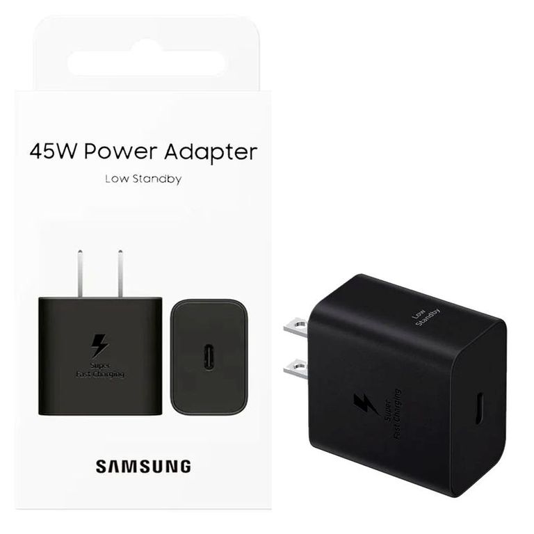 ADAPTADOR DE 45W PARA A56 ORIGINA GAN TECH - NEGRO