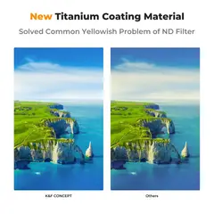 K&F CONCEPT - Filtro 2 en 1 – CPL+Variable ND2-32 Nano X TRUE COLOR 82mm