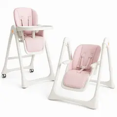 GENERICO - Silla de Comer Mecedora Multifuncional Rosado