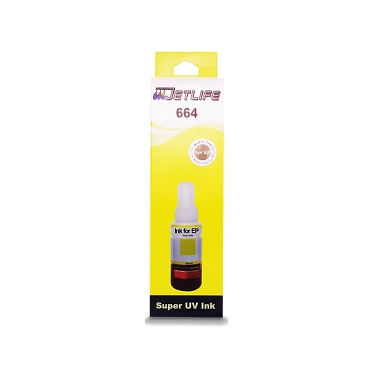 Tinta EPSON Jet life T664 Yellow - COMPATIBLE