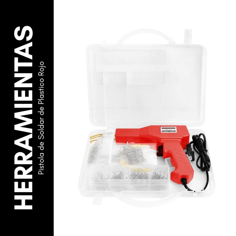 Pistola de Soldar Plástico 50W Eléctrica Rojo