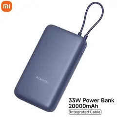XIAOMI - Power Bank 20000mAh 33W Cargador Portatil - Color Azul