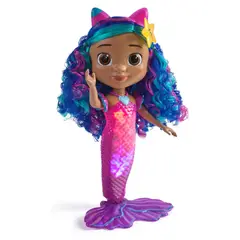LA CASA DE GABBY - Muñeca Gabby Sirena 35cm Con Sonido Gabbys Dollhouse