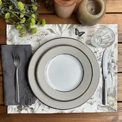 CASIOPIA - Set 4 individuales antimanchas NATURA