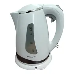 SOKANY - Hervidor Blanco 2200W con Apagado Automatico