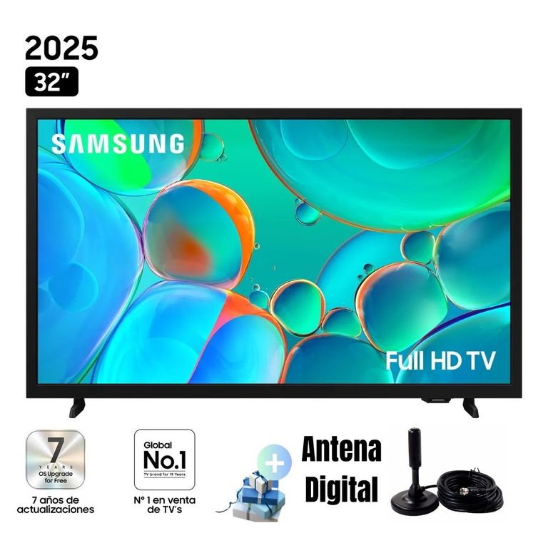 Televisor 32'' LED HD Smart TV UN32H5000FGXPE Tizen 2025 + ANT