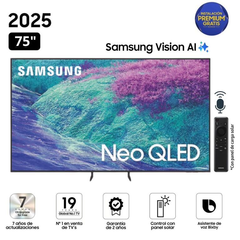 Televisor 75" Neo QLED 4K Vision AI Smart TV QN75QN1EF (2025)