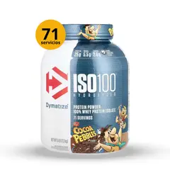 Dymatize - ISO100 5LB COCOA PEBBLES PROTEÍNA ISOLATADA HIDROLIZADA