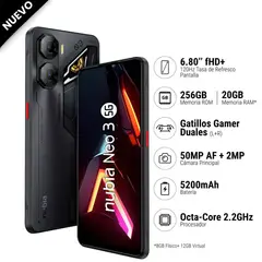 ZTE - Celular Libre Nubia Neo 3 8GB RAM 256GB Negro