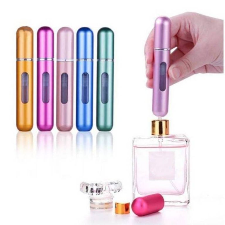 Pack x2 dispensador atomizador de perfume para viaje 5ml