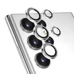 GENERICO - Protector de camara para s25 ultra metalizado - Plateado