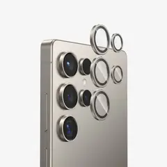 GENERICO - Protector de camara para s25 ultra metalizado - GRIS