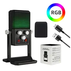 ROHS - Micrófono Multifunción con 4 Modos Polares USB Pug and Play