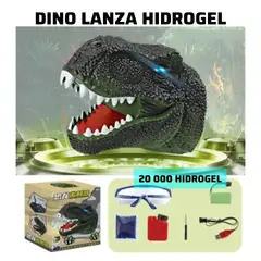 GENERICO - CABEZA DE DINO LANZA HIDROGEL CON LUCES