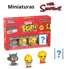 FUNKO - Miniaturas Bitty Pop The Simpsons Scratchy 4PK