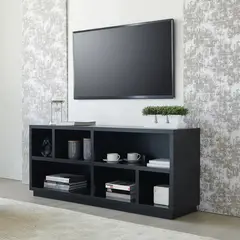 MUEBLES CRISOSTOMO - Centro de Entretenimiento para TV Negro 65 Pulgadas