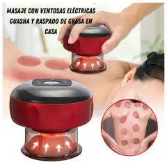 OEM - Masajeador Ventosa Inteligente Con Terapia De Luz Roja Recargable