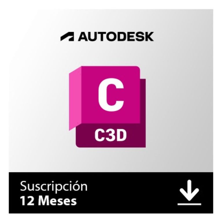 Licencia Autodesk Civil 3D EDU digital, 1 año, 1 usuario, licencia vinculada a correo