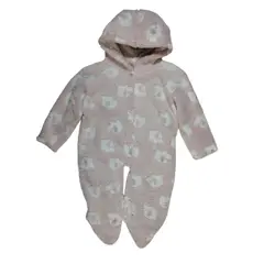 GENERICO - Enterizo con capucha de felpa Elefante