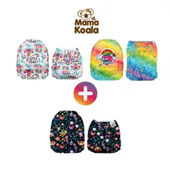 GENERICO - Pañal Ecológico de Tela Mamá Koala Pack x 3 Unidades