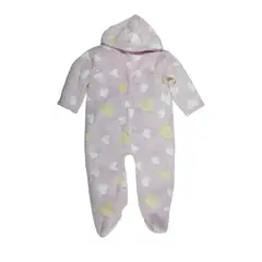 GENERICO - Enterizo con capucha de felpa Corazones