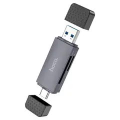 HOCO - Lector de Memoria Micro SD 2 EN 1 UP 2TB USB 3.0