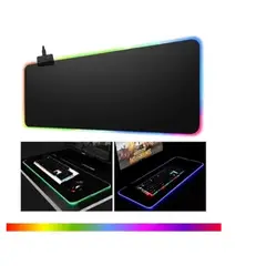 GENERICO - Mouse Pad Gamer Con Rgb Iluminado 80x30cm