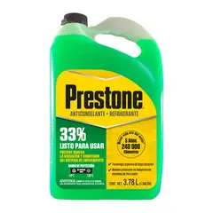 PRESTONE - Refrigerante anticongelante al 33% verde 1 gln.