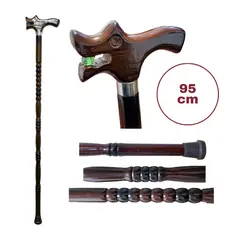 GENERICO - Baston De Madera Resistente - 95 cm Para Caminar