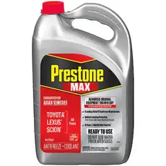 PRESTONE - Refrigerante anticongelante Asia cars Max 50% rojo 1 gln.