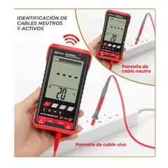 GENERICO - Multímetro Digital NAR804A Autorango 600VacDc - NARITA