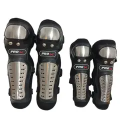 START FG - Coderas y Rodilleras Motociclistas Placa Metálica de Alta Protección Flexible