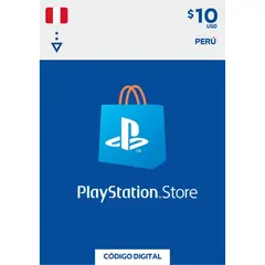 PLAYSTATION - PSN Gift Card 10 Perú Tarjeta Network 10 PS5 PS4 Digital